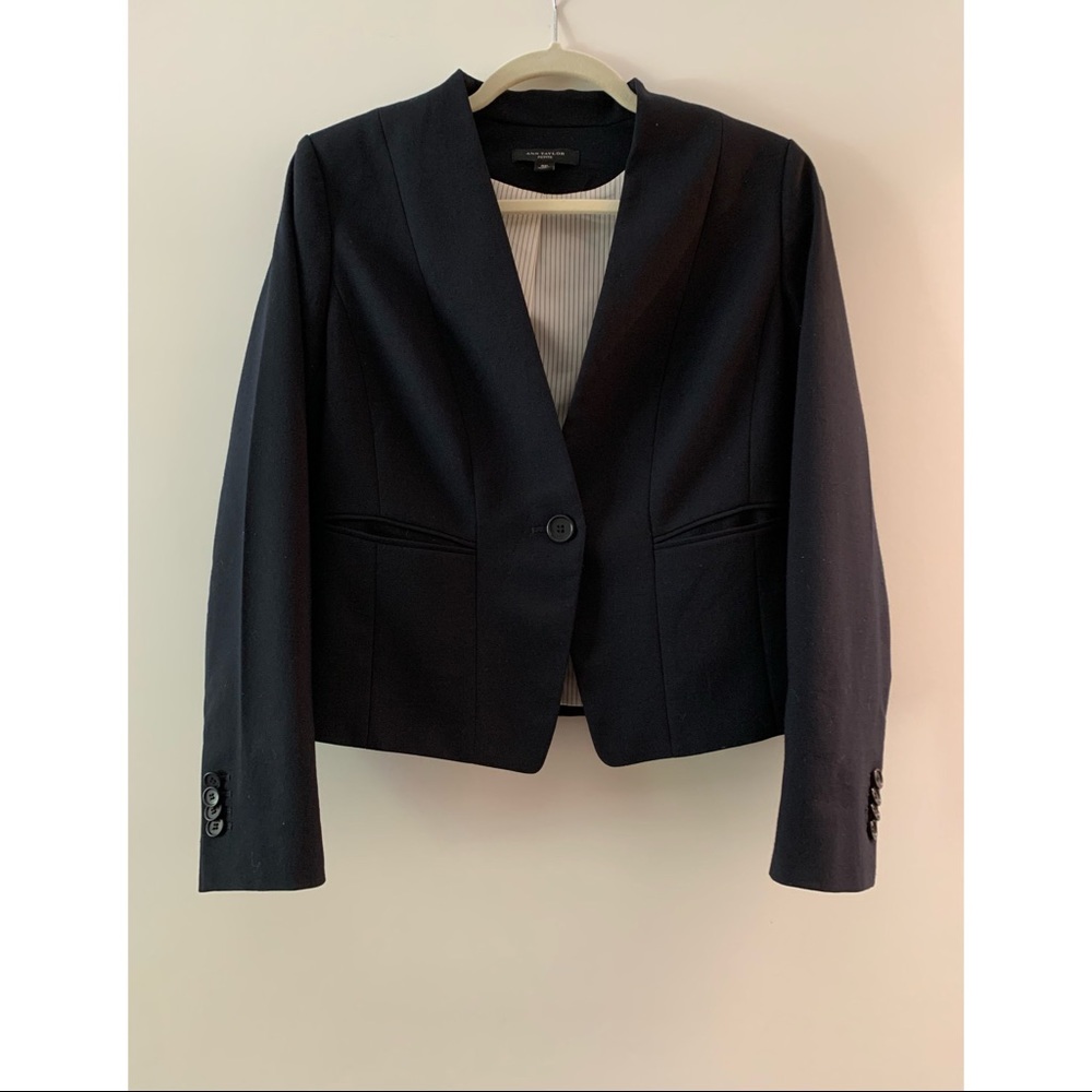 Ann Taylor Petite Single Button Blazer